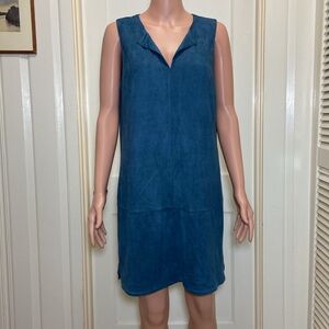 Extremely Soft Boston Proper Sleeveless Midi Blue Dress